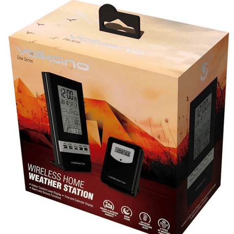 Volkano Dew Series Wireless Home Weather Station Black VK-6300-BK