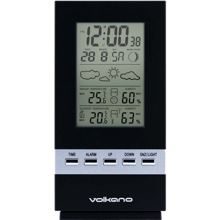 Volkano Dew Series Wireless Home Weather Station Black VK-6300-BK