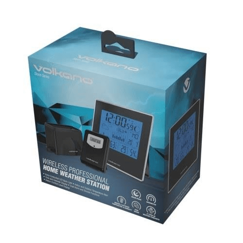 Volkano Storm Series Wireless Home Weather Station Black VK-6302-BKWT