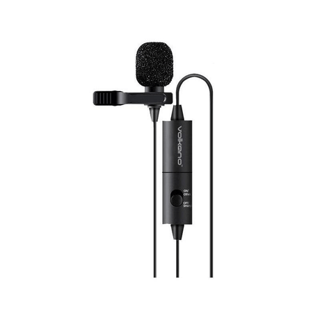 Volkano Clip Pro Series 3.5mm Microphone VK-6508-BK