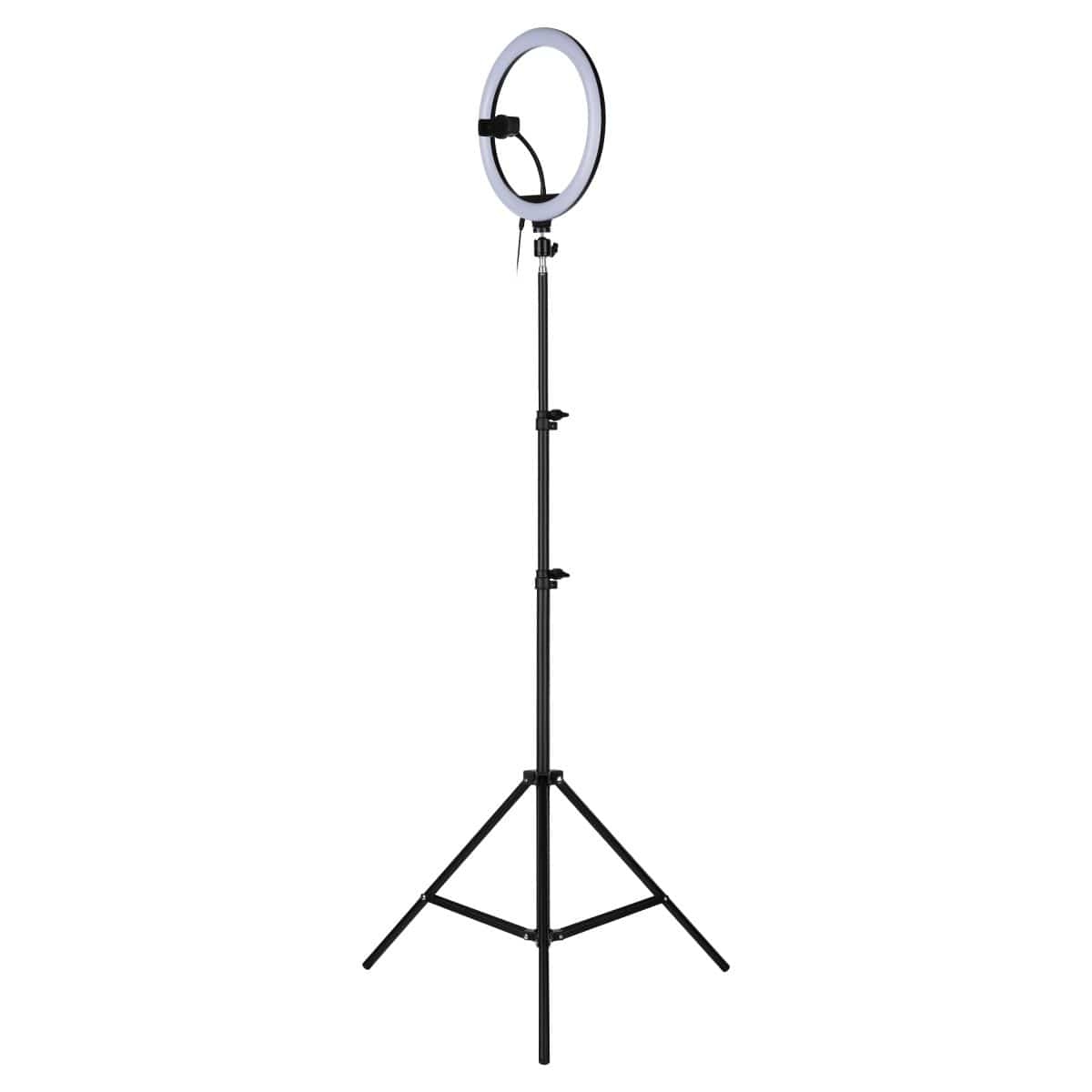 Volkano Insta Series 12-inch Ring Light on Tripod Black VK-6510-BK