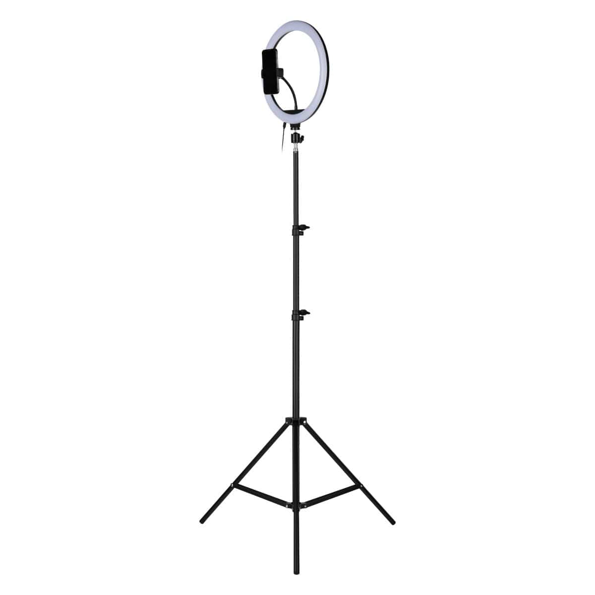 Volkano Insta Series 12-inch Ring Light on Tripod Black VK-6510-BK