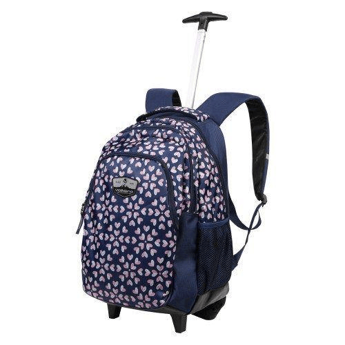 Volkano Winner Trolley Backpack 22L Ladies - Navy Floral VK-7035-NVY