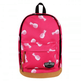 Volkano Suede Series Pineapples Theme Backpack Pink  VK-7042-PK