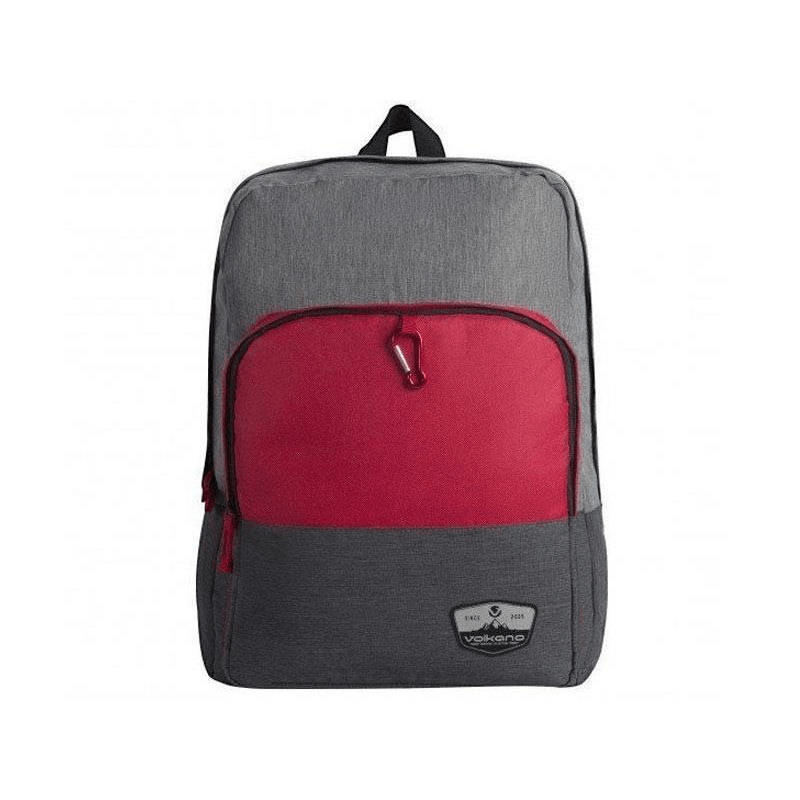 Volkano Ripper 15.6-inch Notebook Backpack Grey and Red VK-7084-GRRD