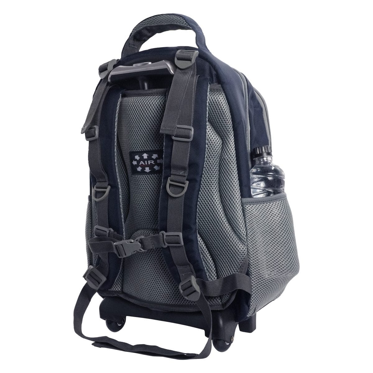 Volkano 27L Orthopaedic Trolley Backpack Navy Grey VK-7094-NVGR