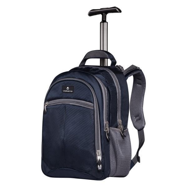 Volkano 27L Orthopaedic Trolley Backpack Navy Grey VK-7094-NVGR