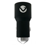 Volkano Shift Series 12W 2 USB-A Car Charger VK-8005-BK