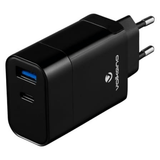 Volkano Express Series QC3.0 + PD Wall Charger with Cable VK-8039-BK(V2)