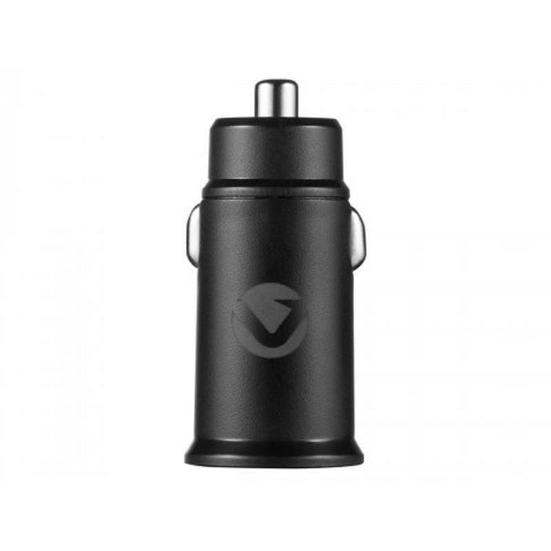 Volkano Accelerate Series 30W QC3.0 and PD Car Charger with Cable VK-8040-BK