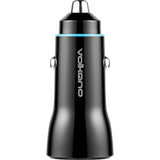 Volkano Cruise Series Car Charger with P.D. and USB Q.C. VK-8049-BK