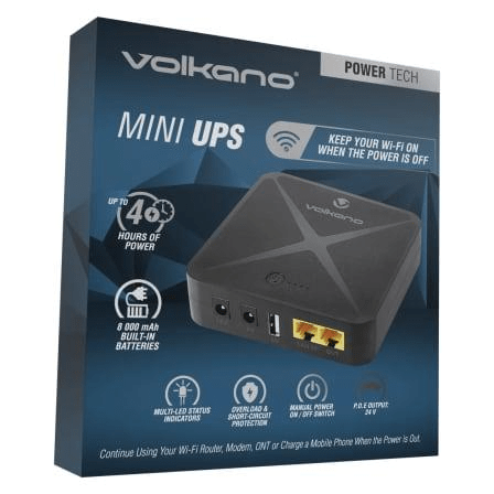 Volkano Sustain Series 5200mAh Mini UPS VK-9101-BK