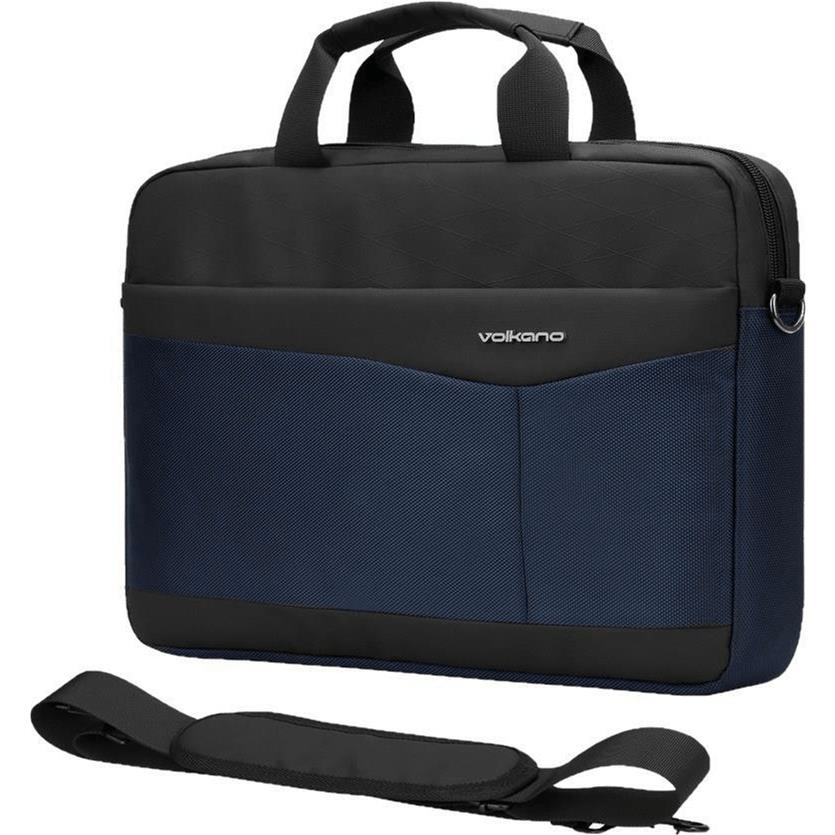 Volkano Seismic 15.6-inch Notebook Shoulder Bag - Navy VK-9180-BKNV