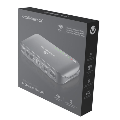 Volkano Perpetual Series 14000mAh Mini UPS VK-9201-BK