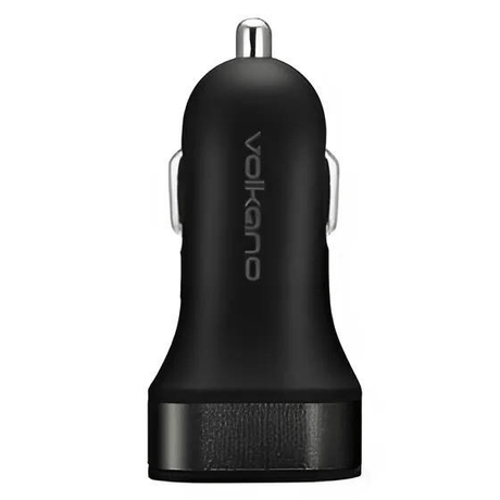 Volkano On-the-Go USB plus Type-C Car Charger VK-PDQ006-BK