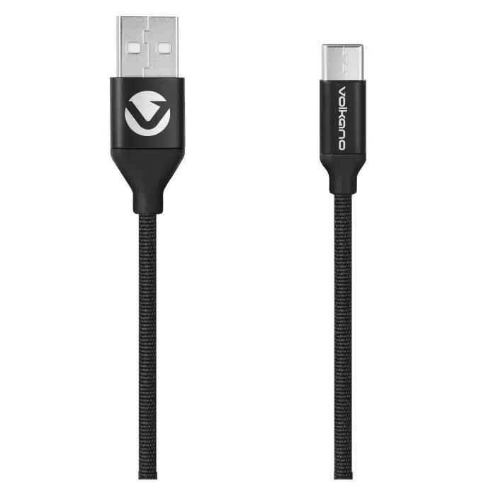 Volkano On-the-Go USB to Type-C Cable VK-PDQ204-BK