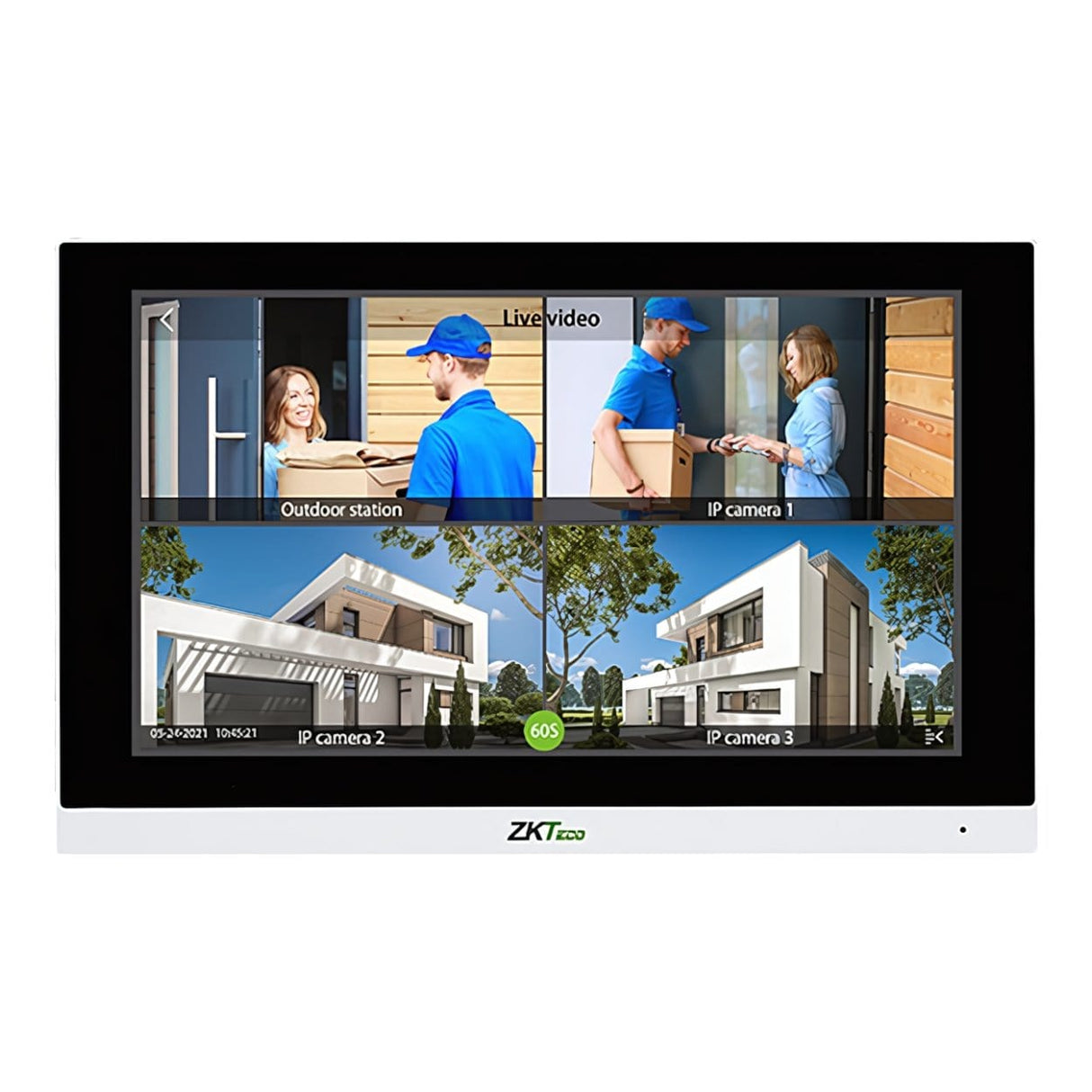 ZKTeco Smart IP Video Indoor Monitor for Speedface M4/Mini VT07-B01