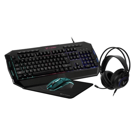 Volkano VX Gaming Heracles Series 4-in-1 Gaming Bundle VX-147-BK