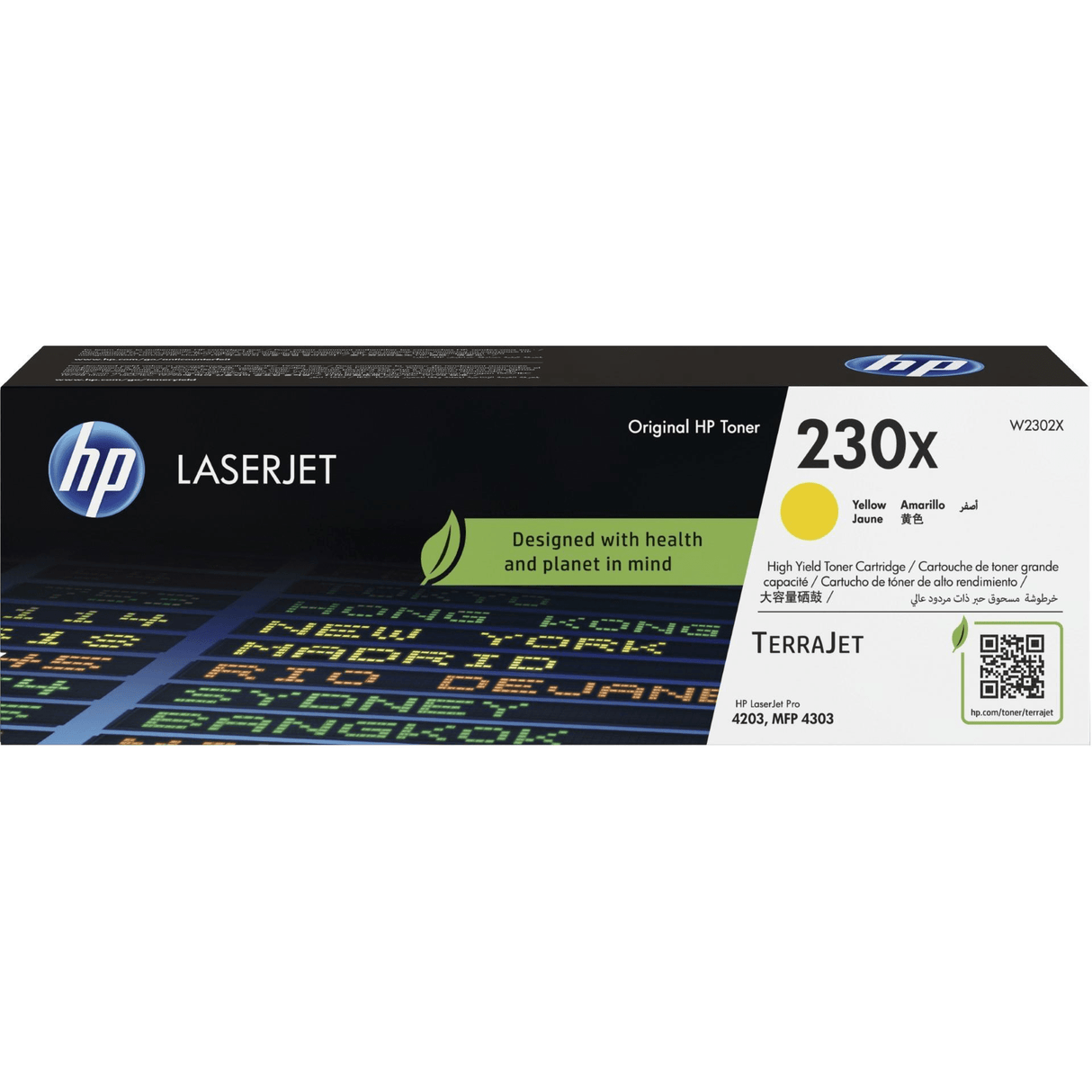 HP 230X Yellow Toner Cartridge 5,500 Pages Original W2302X Single-pack