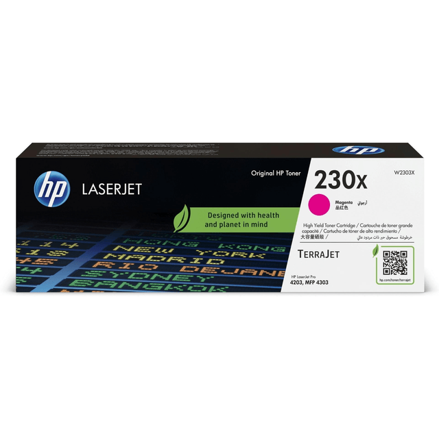 HP 230X Magenta Toner Cartridge 5,500 Pages Original W2303X Single-pack