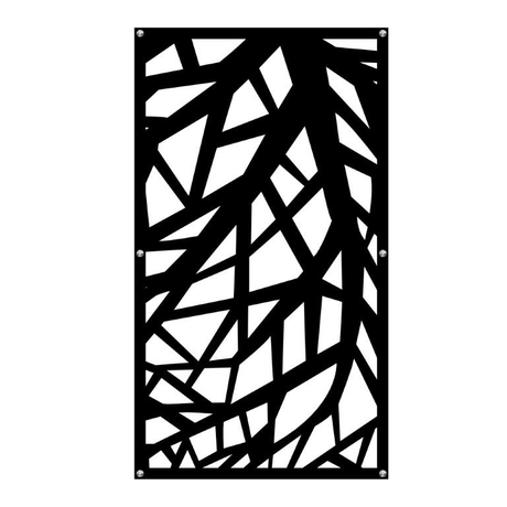 Parrot WA1690L 1200x900mm Laser Cut Wall Art Abstract Leaf