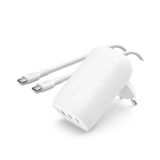 Belkin 3-in-1 67W Type-C Wall Charger with Type-C Male to Male Cable 2m WCC002vf2MWH-B6