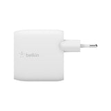 Belkin BoostCharge 24W Dual USB-A PD 3.0 PPS Wall Charger with USB-C Cable - White WCE001VF1MWH