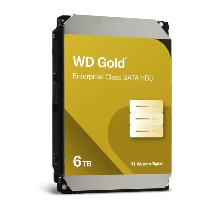 Western Digital Gold Enterprise 3.5-inch 6TB Serial ATA III Internal Hard Drive WD6004FRYZ