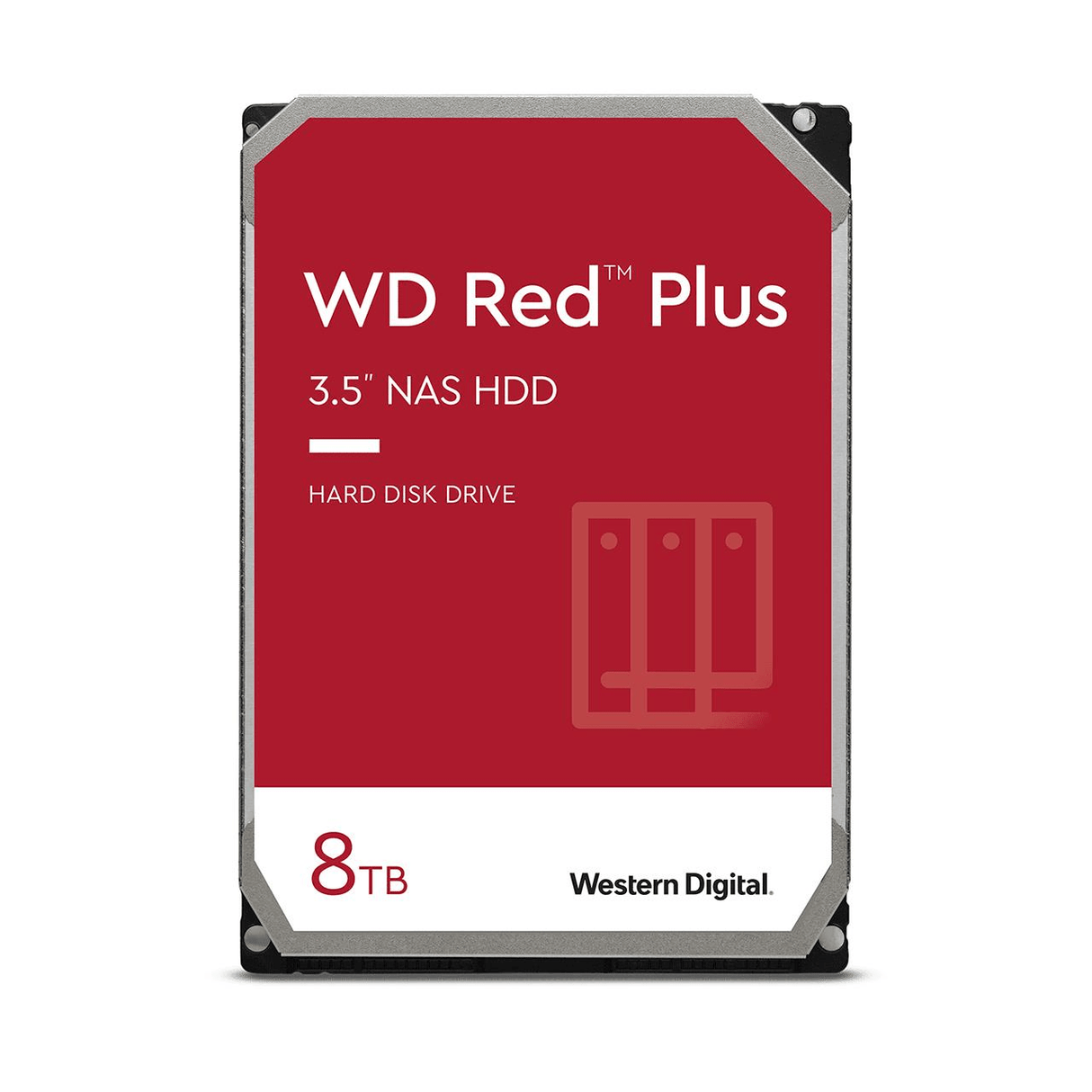 WD Red Plus 3.5-inch 8TB SATA III Internal HDD WD80EFPX