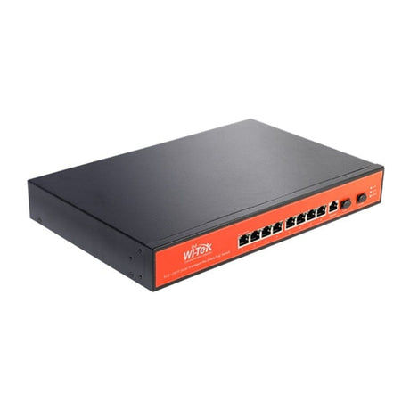 Wi-Tek 8-port GbE PoE Managed Solar Network Switch with 2x SFP Ports WI-PMS310GF-UPS+ V2