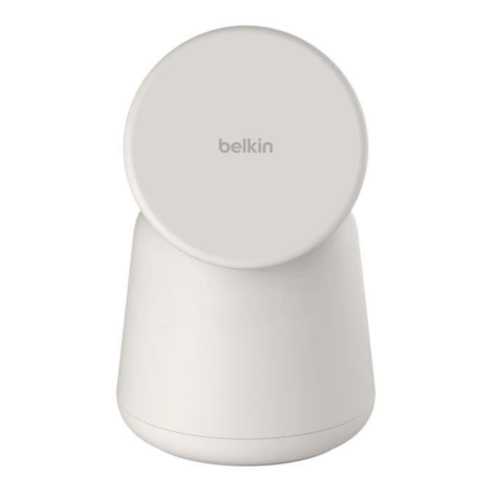 Belkin BoostCharge Pro 15W 2-in-1 Wireless MagSafe Charging Dock - White WIZ020VFH37