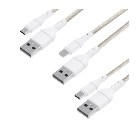 Winx USB 2.0 Charging Cables 30-pack White WX-CB103SET