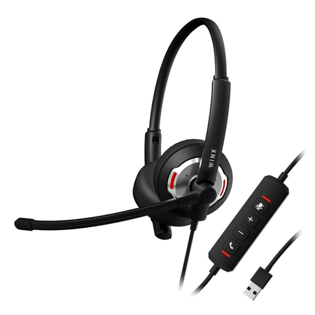 WINX Call Pro AI Noise Cancelling Mic Headset WX-HS108