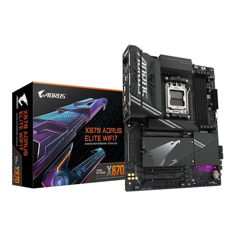 Gigabyte X870 AORUS Elite Wi-Fi 7 AMD Socket AM5 ATX Motherboard