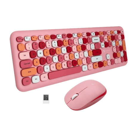 X9 Performance Keyboard and Mouse Combo Light Pink X9RFCOLORCBPK