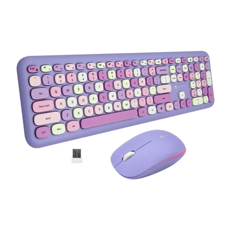 X9 Performance Wireless Keyboard and Mouse Combo Purple X9RFCOLORCBPU