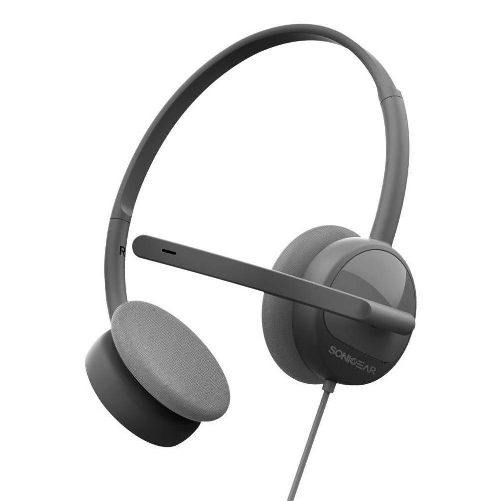 SonicGear Xenon 1U USB Headset with Mic - Grey XENON1UGRY