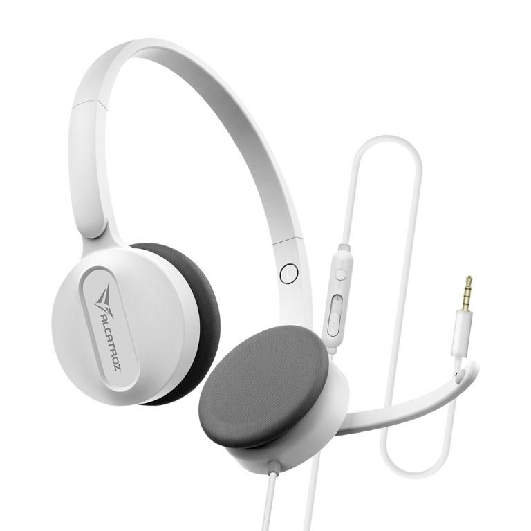 Alcatroz XP-3 3.5mm Wired Headset with Microphone White XP3WHT