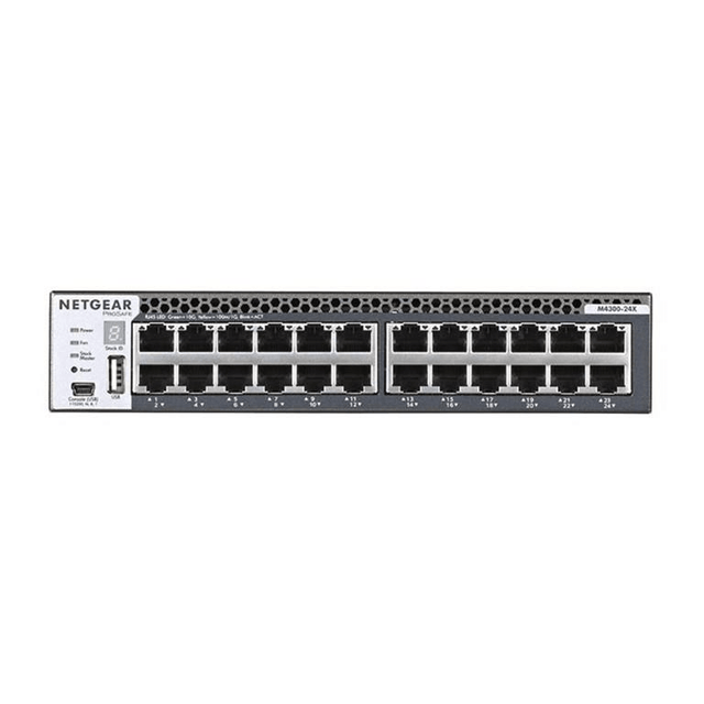 Netgear M4300-24X 24-port 10GbE Managed Switch with 4x SFP+ Ports XSM4324CS-100NES