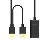 Unitek 10m Active USB 2.0 Extension Cable Black Y-27X