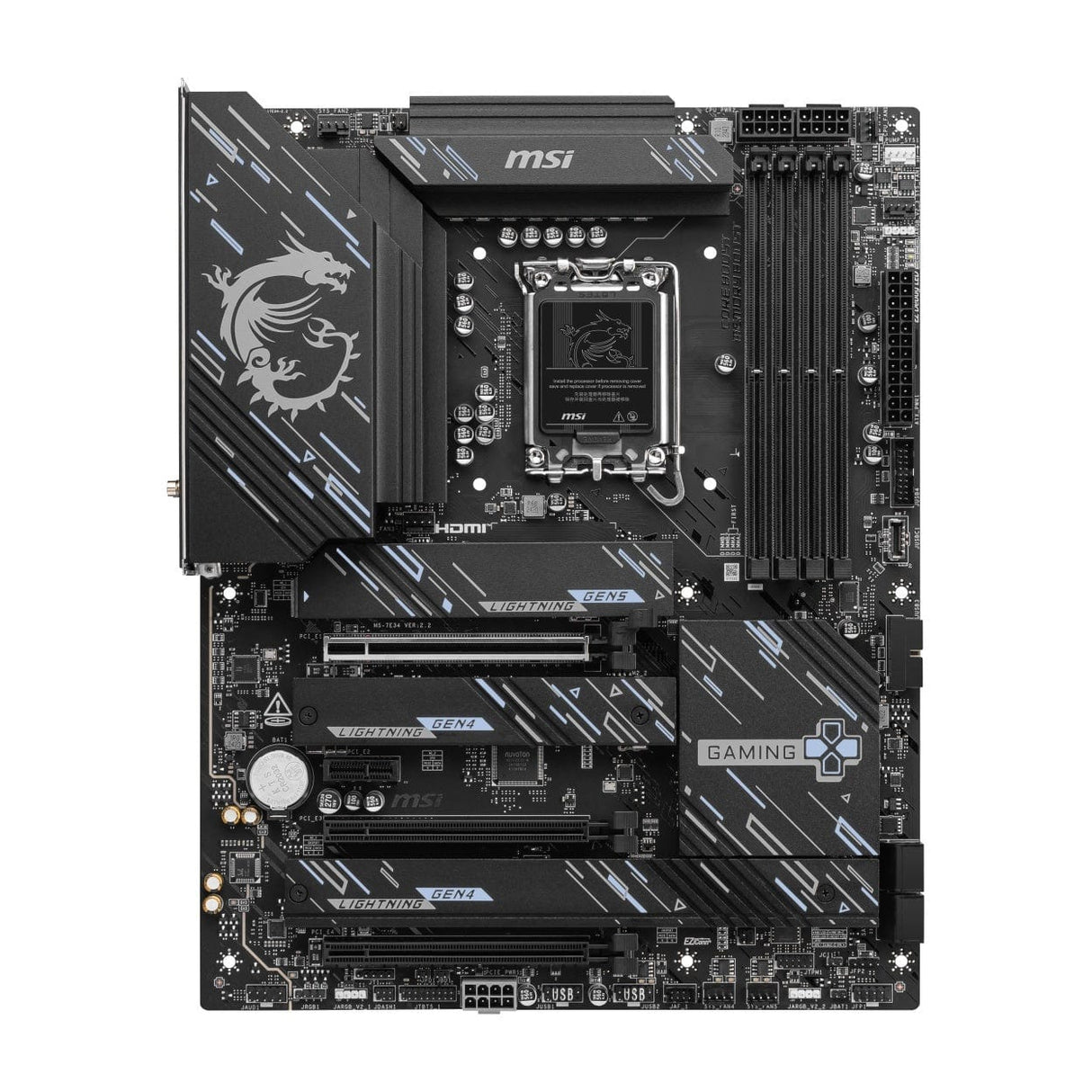 MSI Z890 Gaming PLUS Wi-Fi Intel LGA 1851 ATX Motherboard