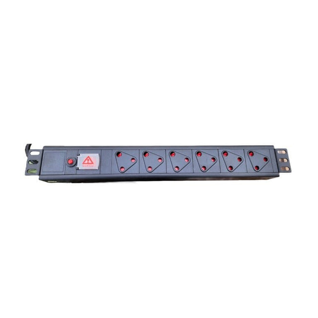 Zone Enclosures 16A 6-way SA M-type Circuit Breaker SA Plug PDU ZPD-6WPD/B