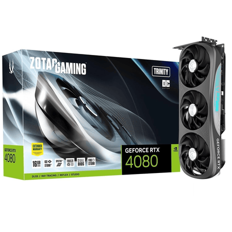 Zotac Nvidia GeForce RTX 4080 Trinity OC 16GB GDDR6 Graphics Card ZT-D40810J-10P