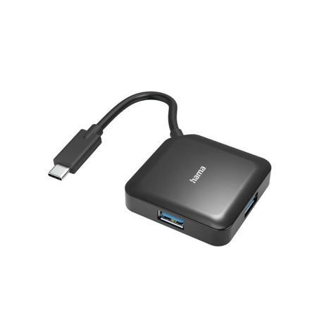 Hama Type-C 4-port USB 3.2 Interface Hub Black 00200112