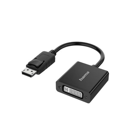 Hama DisplayPort Plug to DVI Socket Video Adapter 00200336