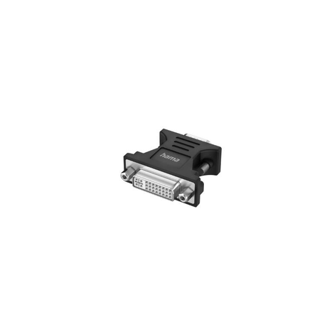 Hama VGA Plug to DVI Socket Video Adapter 00200341