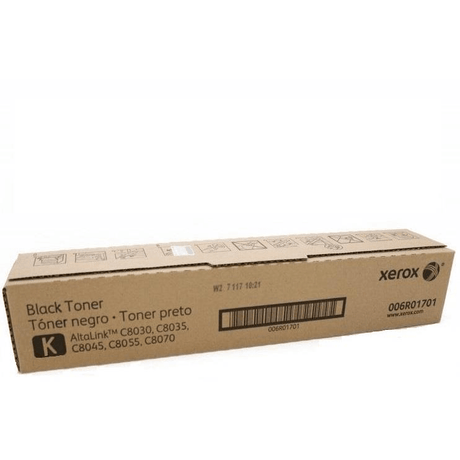 Xerox AltaLink C8030 C8035 C8045 C8055 C8070 Black Toner Cartridge 26,000 Pages Original 006R01701 Single-pack