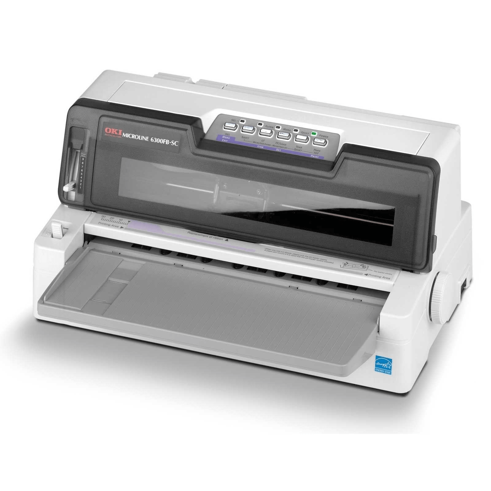 Oki Ml6300fb Sc Dot Matrix Printer 450 Cps 360 X 360 Dpi 4650