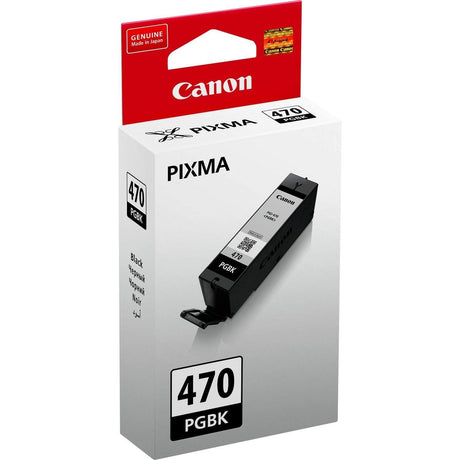 Canon PGI-470PGBK Black Printer Ink Cartridge Original 0375C001 Single-pack