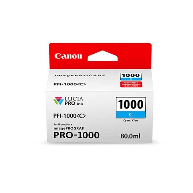 Canon PFI-1000 Cyan Printer Ink Cartridge Original 0547C001 Single-pack